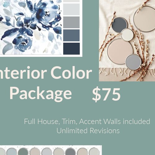 Custom Interior Paint Palette - Etsy