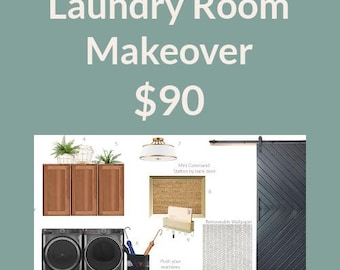 Laundry Room Decor|Interior Design|Interior Design Service|Custom Mood Board|Floor Plan| |Custom Interior Design|Home Decor|Paint Palette