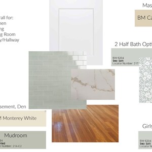 Interior Color Palette|Custom Home Paint Scheme|Interior Design|Interior Palette|Whole Home Paint Colors|Sherwin Williams|Renovation|Paint afbeelding 5