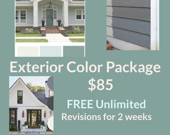 Exterior Paint Renderings|House Painting From Photo|Paint Consultation|Paint Colors|Paint Color Scheme|Exterior Paint Palette|House Painting