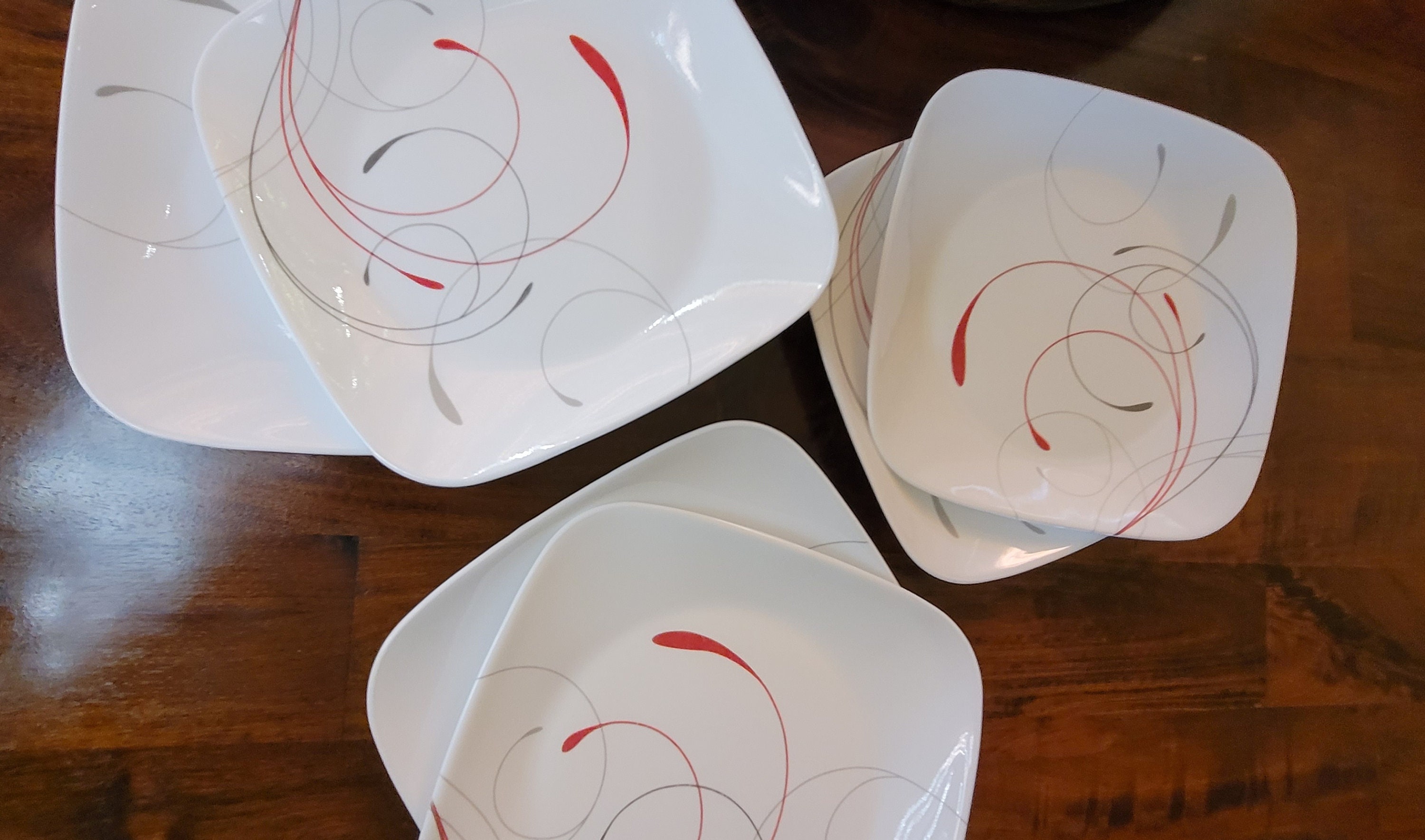 Glass Plates Impressions™ Splendor 16-pc Dinnerware Set Corelle