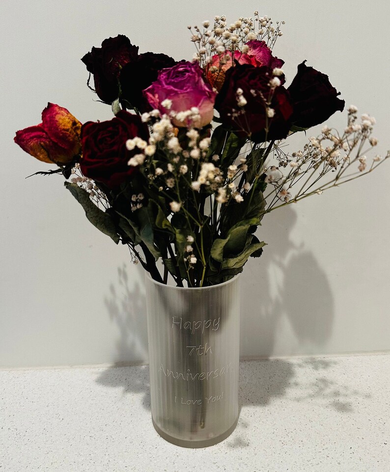 Personalized Custom Flower Vase for Anniversary, Wedding, or Gift - Etsy