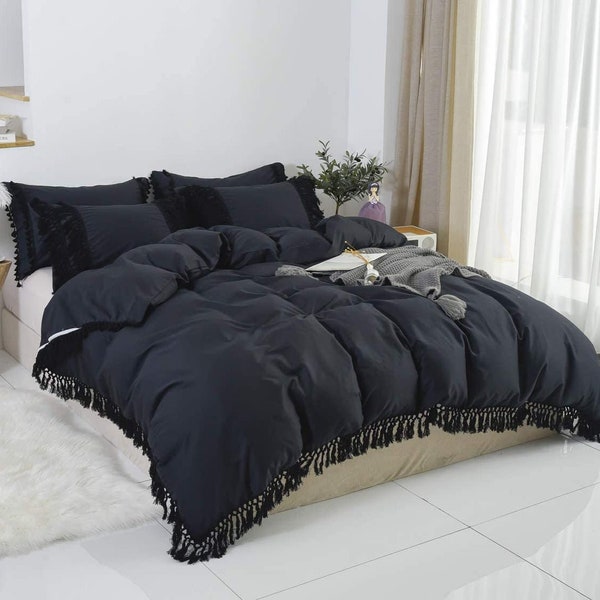 Comforter With Tassels Etsy