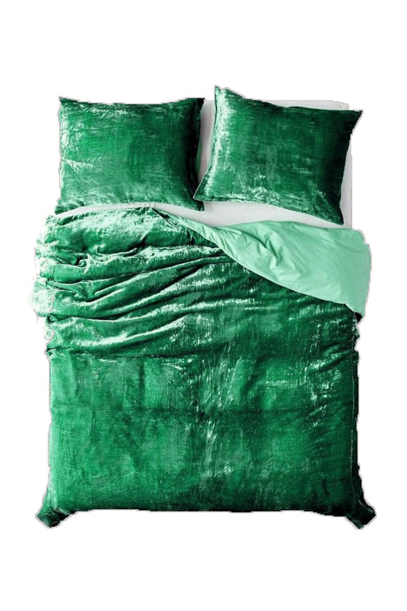 Ultraluxe Crushed Velvet Duvet Cover Boho Bedding UO Etsy