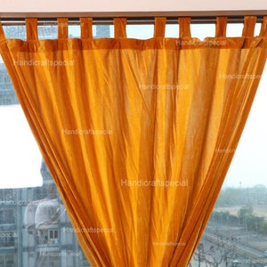 Panneaux de rideaux personnalisés Gold Musterd, rideaux occultants, rideaux de salle à manger, rideaux de chambre à coucher, rideau de velours de luxe, rideau bohème