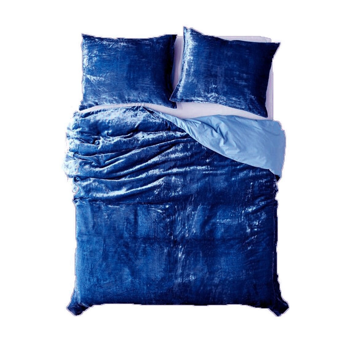 Ultraluxe Crushed Velvet Duvet Cover Boho Bedding UO Etsy