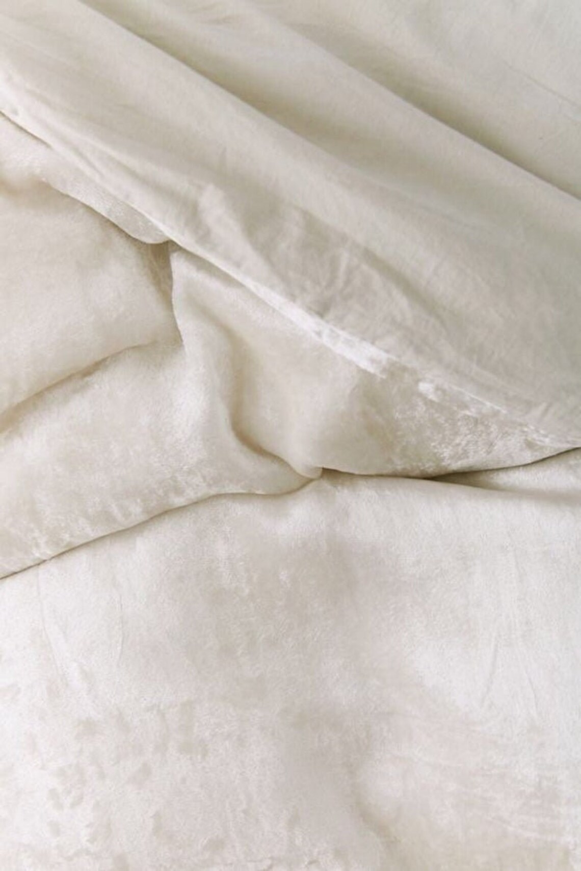 White Velvet Duvet Cover Comforter Cover Full UO Bedding Etsy
