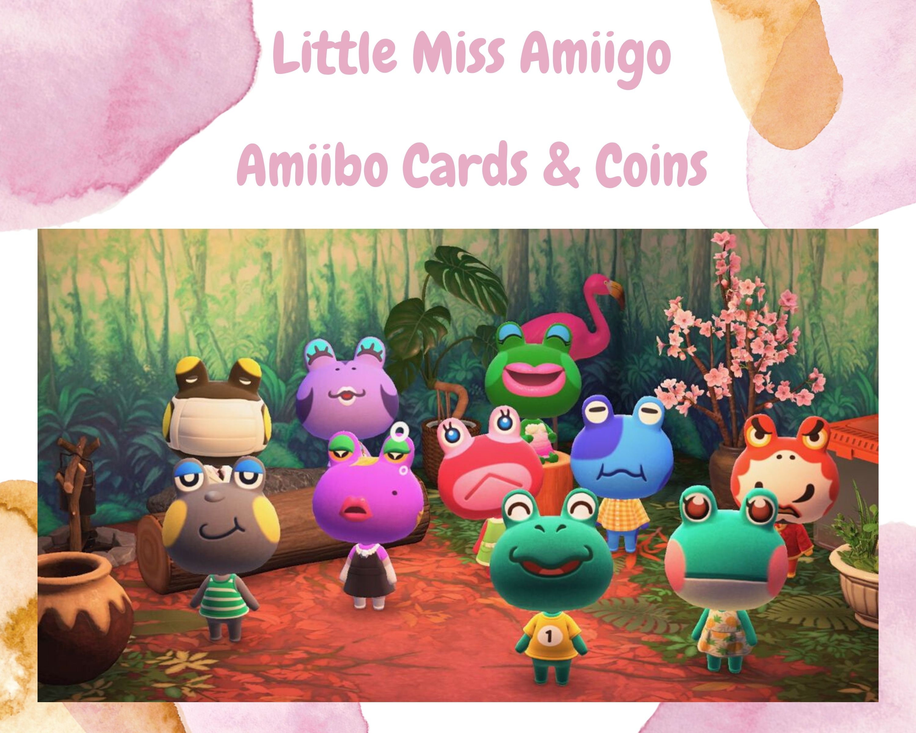 Frog Species Animal Crossing Amiibo Cards/Coins Diva Etsy