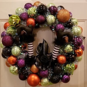Halloween Witch Door Wreath