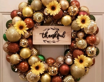Sunflower Wreath- multiple sign options
