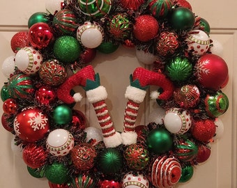 Elf Christmas Wreath