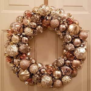 Champagne Gold Door Wreath
