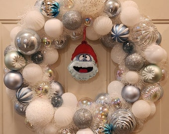 Bumble Yeti Abominable Snowman Wreath