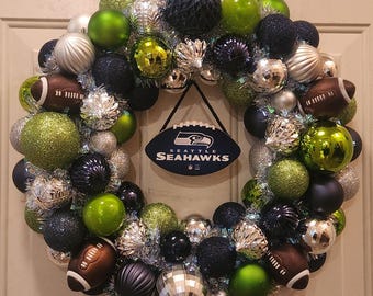 Seattle Seahawks Wreath
