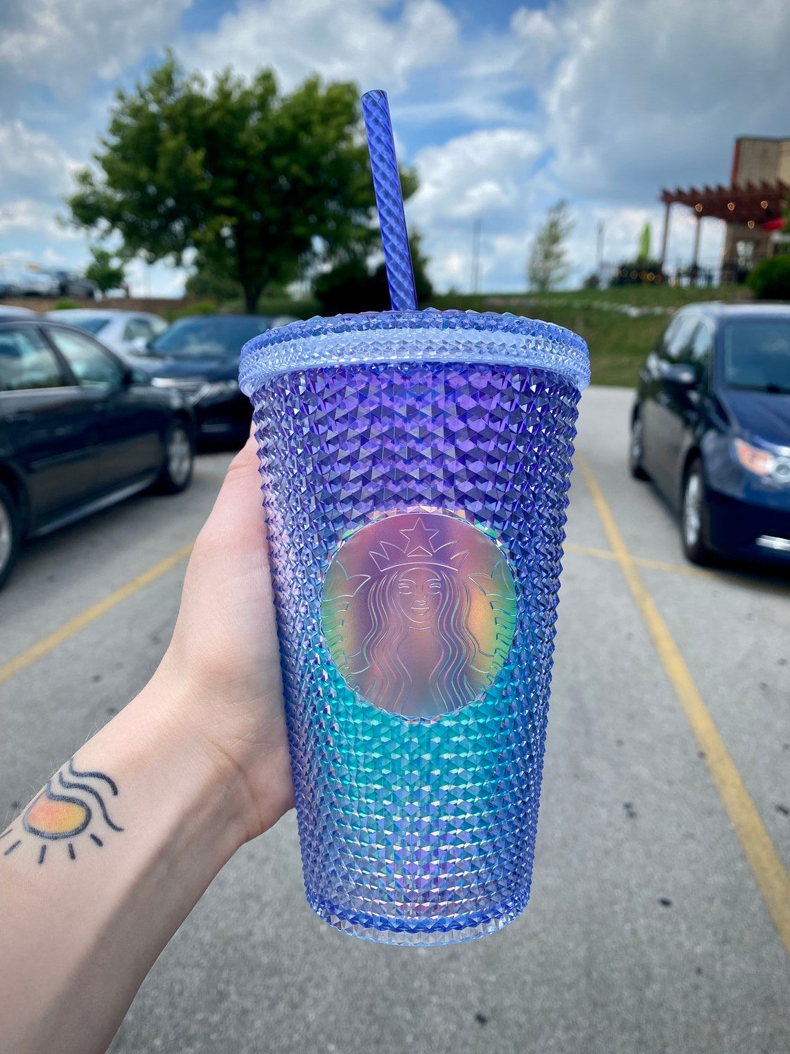 starbucks blue ombre tumbler 2023