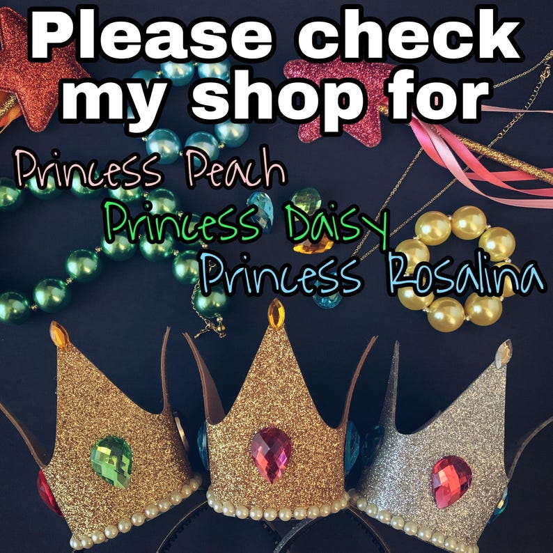 Princess Rosalina Crown Set,super Mario Princess Crown,rosalina Costume