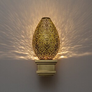 Moroccan Wall Light Fixture , Moroccan Copper Brass Sconces , Handmade Moroccan Brass Wall Light , Moroccan Wall Decor , Moroccan Sconce .