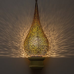 Moroccan Wall Light Fixture , Moroccan Copper Brass Sconces , Handmade Moroccan Brass Wall Light , Moroccan Wall Decor , Moroccan Sconce .