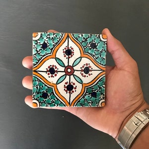Moroccan Tiles ; Moroccan Hand Painted Tiles ; Decorative Tiles for Kitchen - Bathroom - Floor - Pool ; Gorgeous Ceramic tiles ; Home Decor
