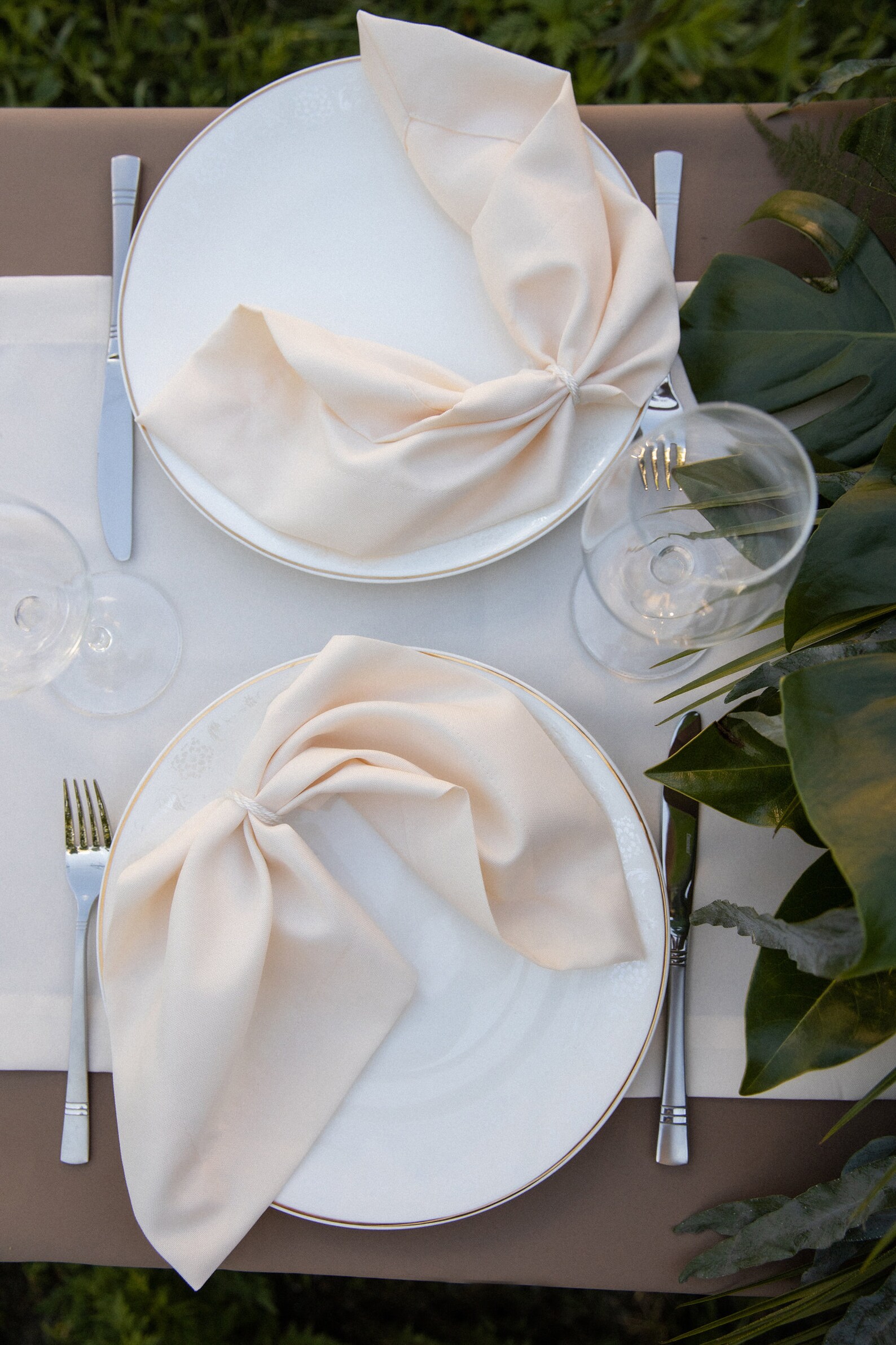 Ivory wedding napkins Etsy