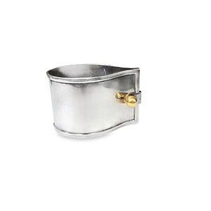 Cartier Silver & Gold Manchette Cuff, Circa 1975