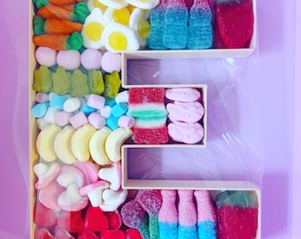 Letras llenas de dulces
