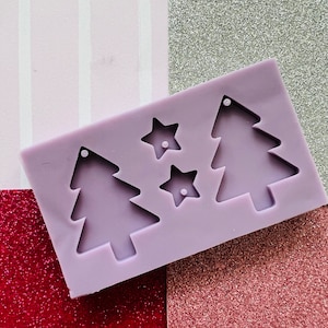 Christmas Tree SPECIAL PRICE Silicone Mould | Handmade Resin Earring Mold