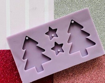 Christmas Tree SPECIAL PRICE Silicone Mould | Handmade Resin Earring Mold