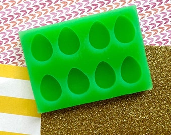 Egg Stud Silicone Mould | Handmade Earring Mold