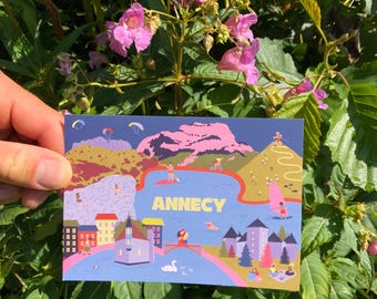 Annecy postcard