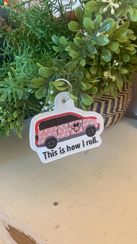 Minnie Van Keychain | Transportation Center | This Is How I Roll | Magical Dangles | Happiest Place on Earth | Bag Tags