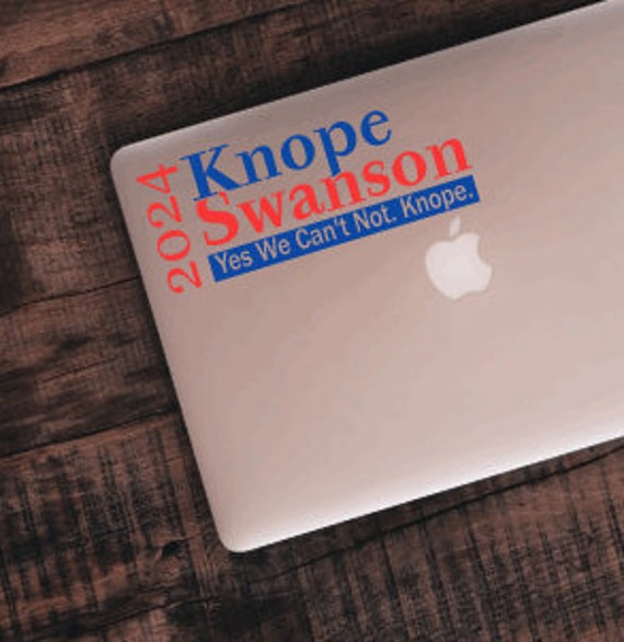 Leslie Knope and Ron Swanson Presidential Campaign Vinyl