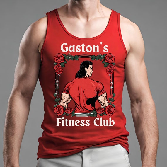 Gaston's Fitness Club Tank | Beauty and the Beast | Workout | Men's Tanks | Vacation Shirts