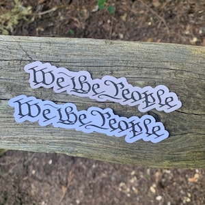 We the People Sticker