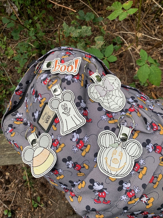 Halloween Key Fobs | Mouse Key Chains | Magical Dangles | Spookiest Place on Earth | Bag Tags