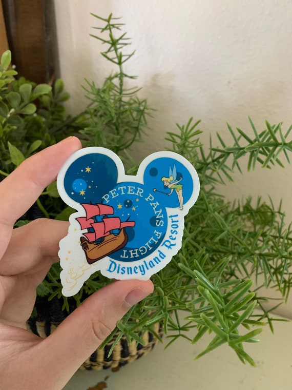Peter Pan's Flight Sticker | UV-Protected | Waterproof Sticker | Laptop, Water Bottle, Car | Happiest Place on Earth | Magical Stickers