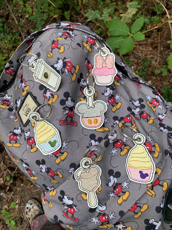 Snack Goals Key Fobs | Mouse Key Chains | Magical Dangles | Happiest Place on Earth | Bag Tags | Dole Whip | Ice Cream Bar | Candy Apple