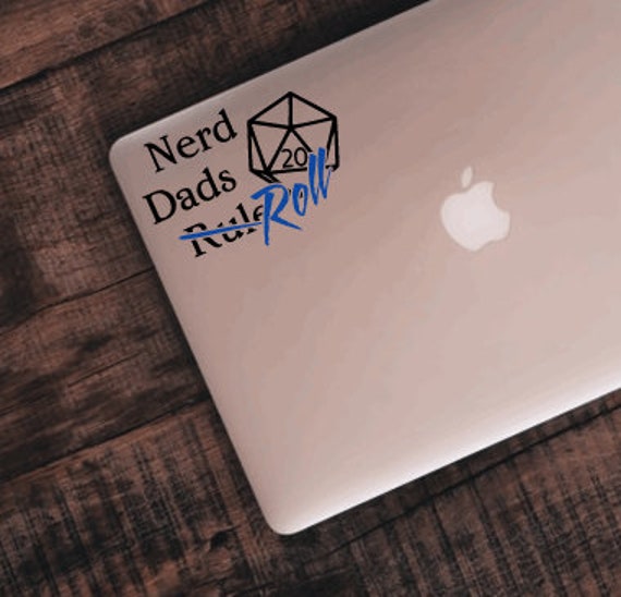 Father's Day Nerdy Dads Roll Vinyl