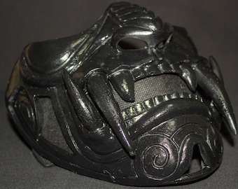 Black Demon Samurai Mask, Oni Mempo, Assassin Ronin
