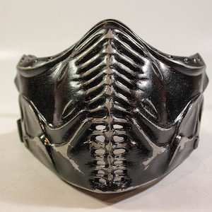 Scratched Noob Saibot&#39;s mask, Mortal Kombat XI MK 11 scratched