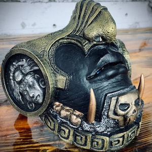 Aztec warrior mask