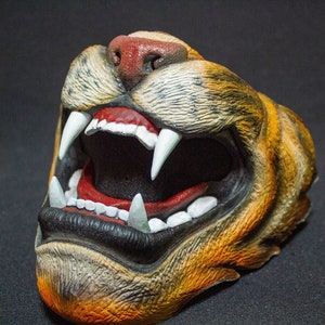 Tiger Maske Samurai Grinsen König Tekken Bild 4