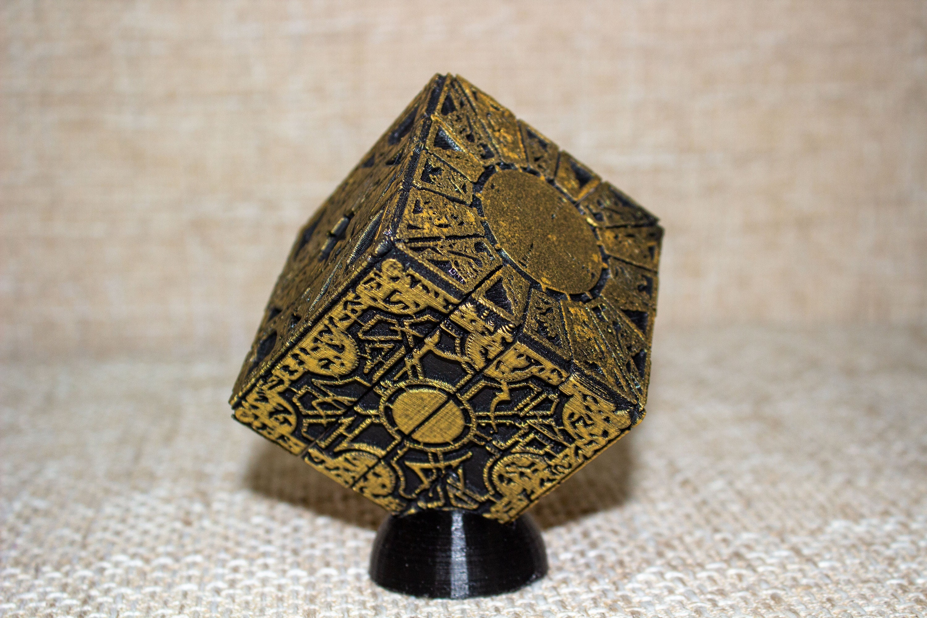 Hellraiser Cube From Hell Puzzle Box Crying Functional Etsy