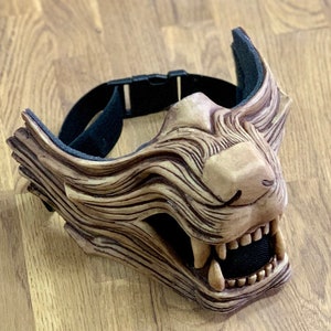 Bone wolf mask samurai image 1