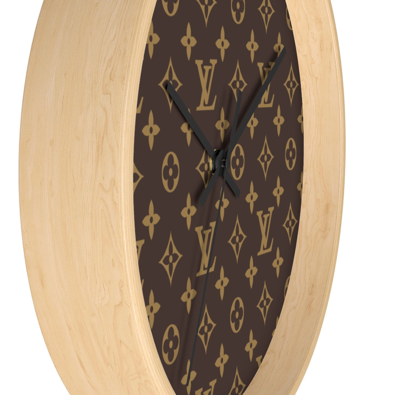 Louis Vuitton Inspired Wall Clock Free Shipping Etsy