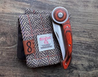 EDC Hank Harris Tweed Herringbone brown with colorful stripes