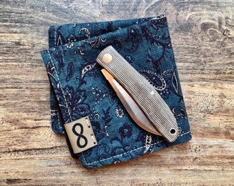 EDC Hank Paisley lino color petrolio