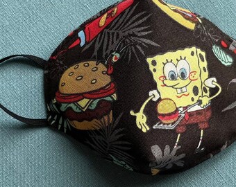 SALE: SpongeBob MASK for children. Masks for teens & adults made upon request. see item details