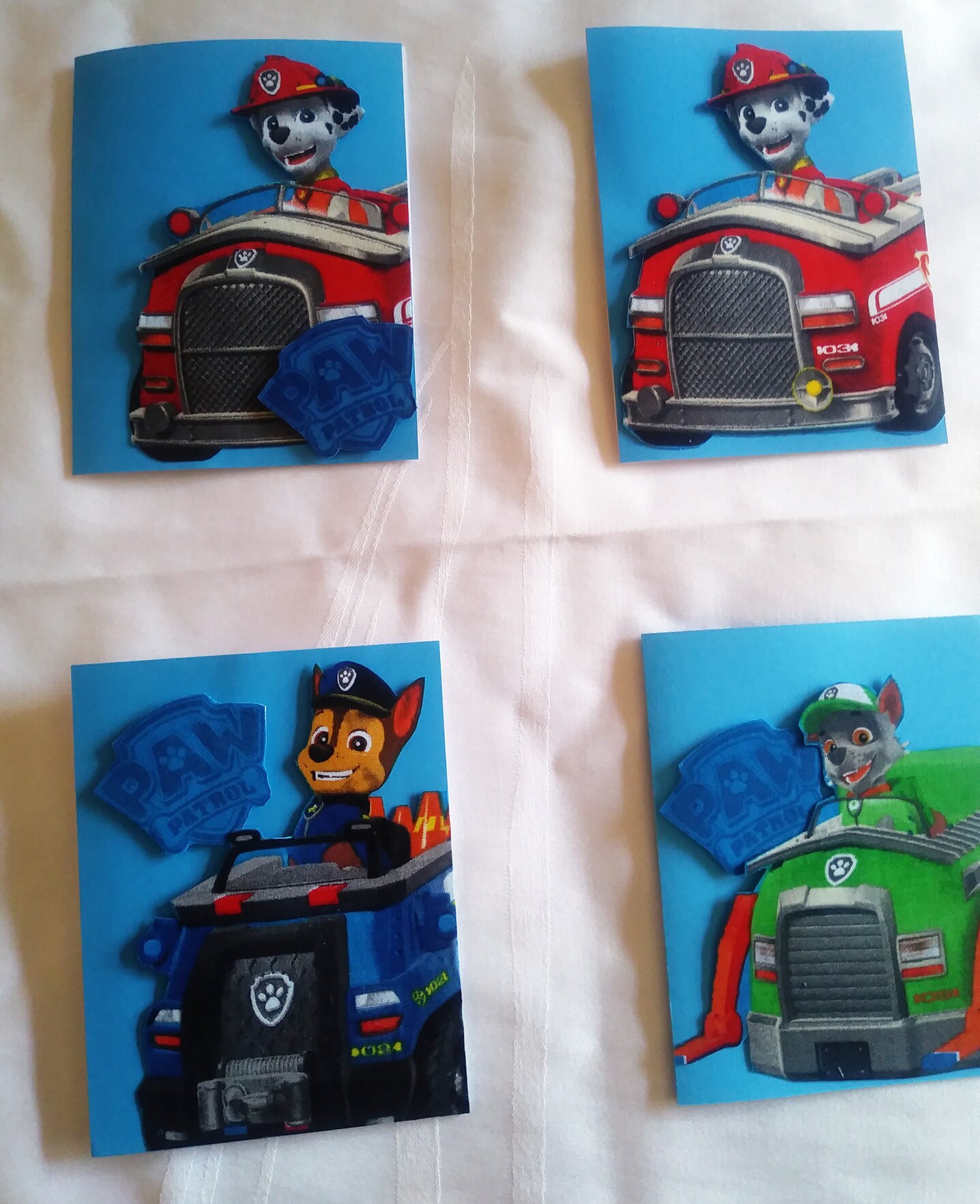 Paw Patrol CARDS Birthday and Blank see item details | Etsy