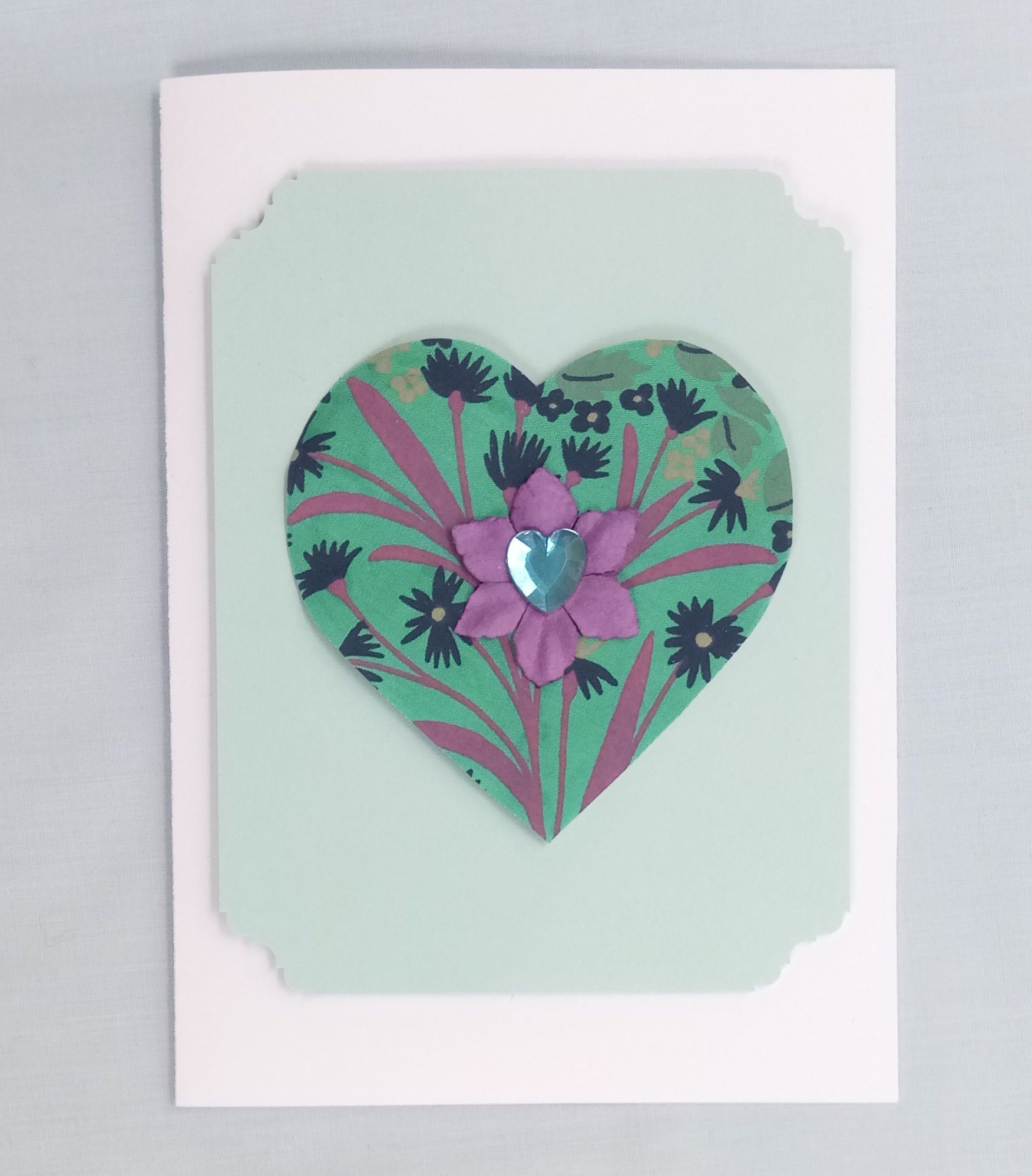 Heart Greeting Cards Etsy